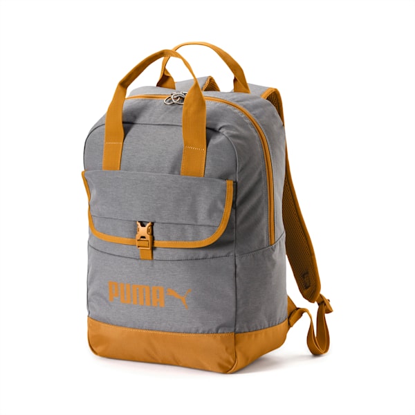 Campus Backpack Woven, Puma Black-Buckthorn Brown, extralarge-IND