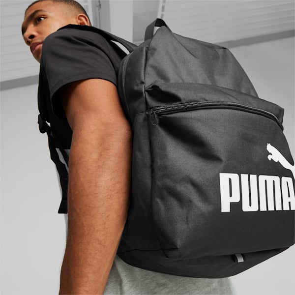 Mochila Deportiva Puma Phase Aop Backpack Negro