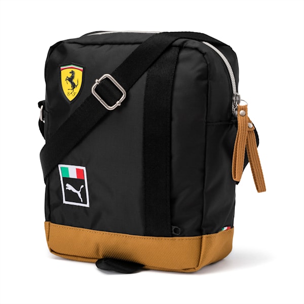 Scuderia Ferrari Shoulder Bag, Puma Black, extralarge