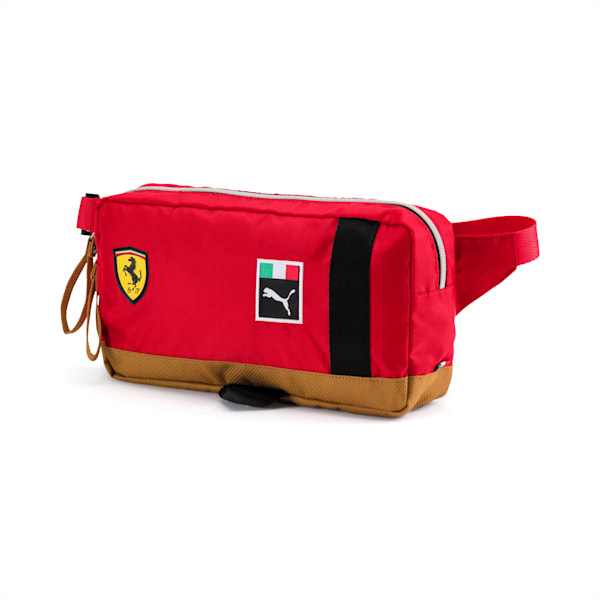Scuderia Ferrari Fanwear Waist Bag, Rosso Corsa-Puma Black, extralarge