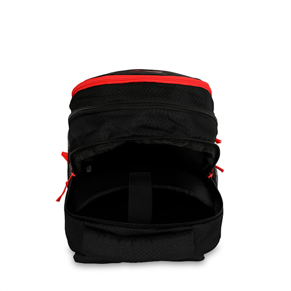 PUMA Pals Backpack, Puma Black-Poppy Red, extralarge-IND