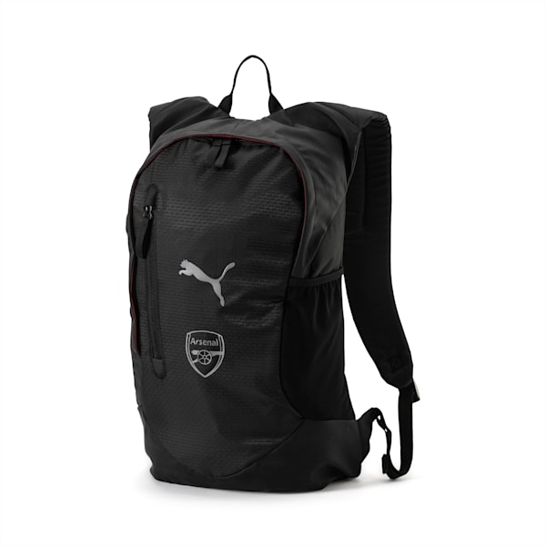 Arsenal FC Fanwear Backpack, Puma Black-Silver, extralarge