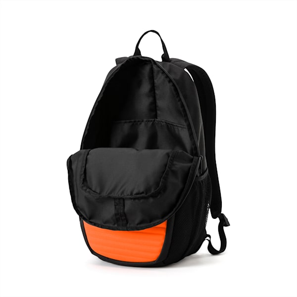 ftblNXT Backpack, Puma Black-Shocking Orange, extralarge