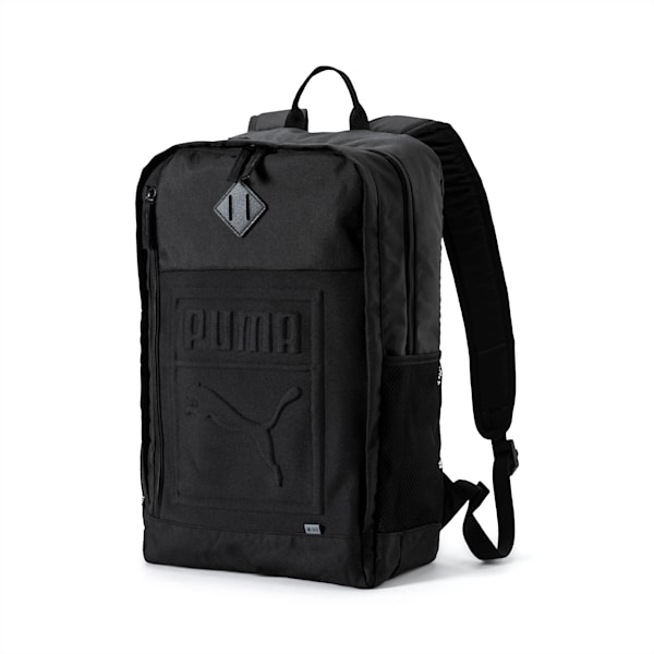 Square Backpack, Puma Black, extralarge