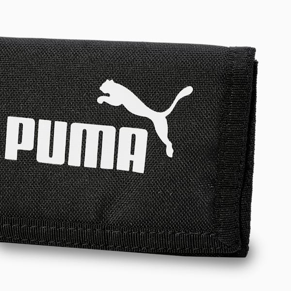 PUMA Phase Woven Wallet, Puma Black, extralarge-IND