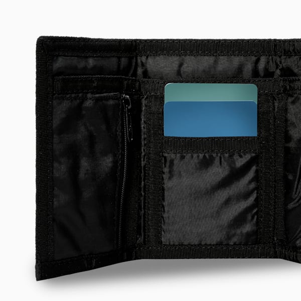Phase Woven Wallet, Puma Black, extralarge-IND