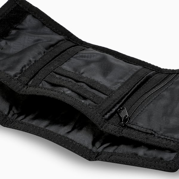 PUMA Phase Woven Wallet, Puma Black, extralarge-IND