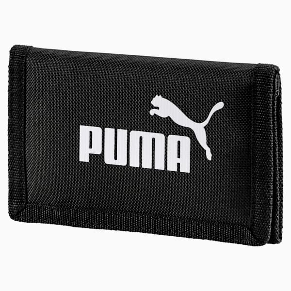 PUMA Phase Woven Wallet, Puma Black, extralarge-AUS
