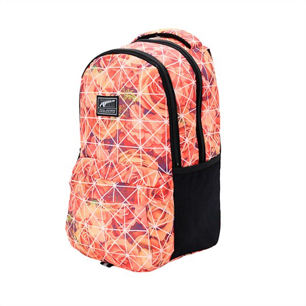 PUMA Academy Backpack IND, Dusty Coral-Roses AOP