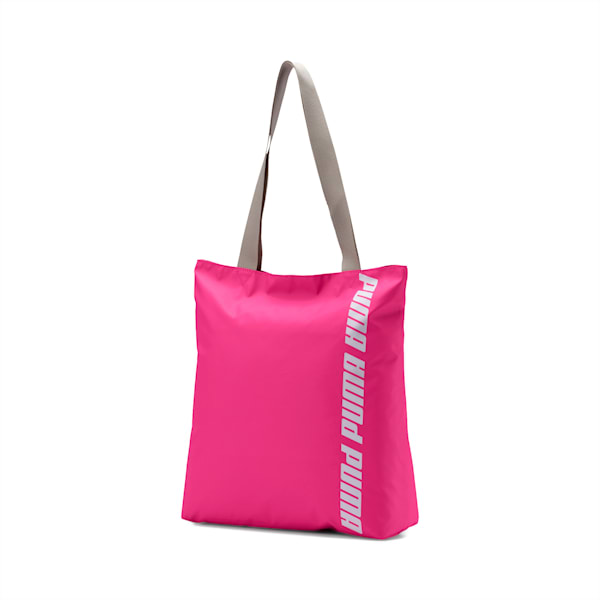 Core Shopper, Fuchsia Purple-Silver Gray, extralarge