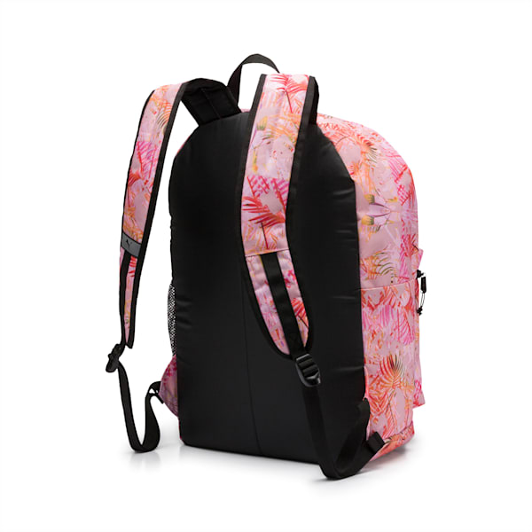 PUMA Academy Backpack, Pale Pink-Jungle AOP, extralarge