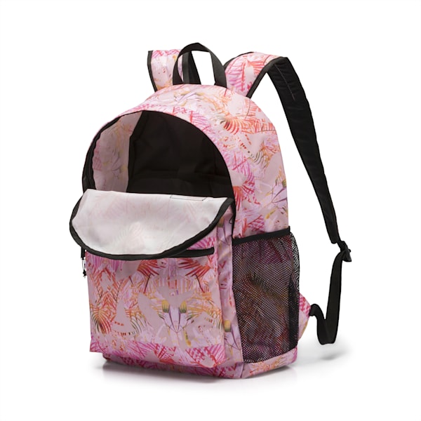 Mochila PUMA Academy, Pale Pink-Jungle AOP, extralarge