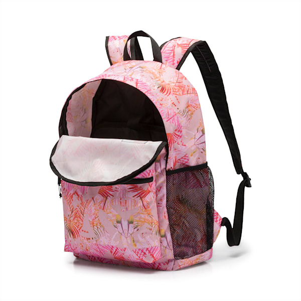 PUMA Academy Backpack, Pale Pink-Jungle AOP, extralarge