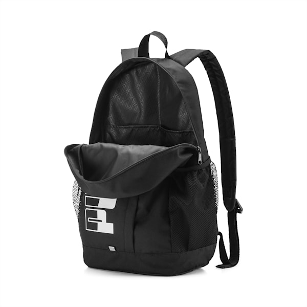 PUMA Plus II Unisex Backpack, Puma Black, extralarge-AUS
