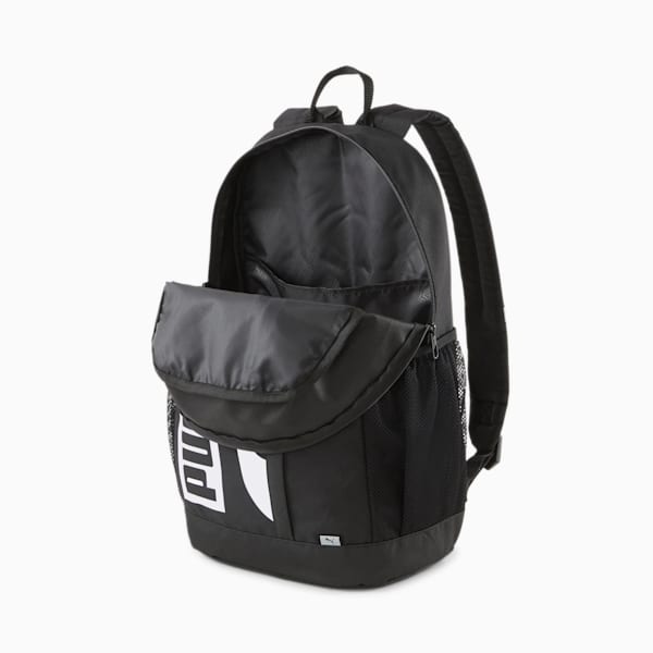 PUMA Plus II Unisex Backpack, PUMA Black-PUMA White, extralarge-AUS