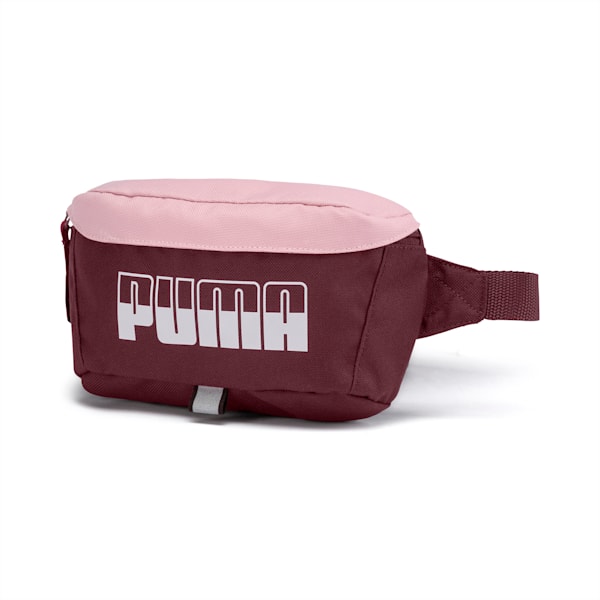 PUMA Plus Waist Bag II, Vineyard Wine-Bridal Rose, extralarge