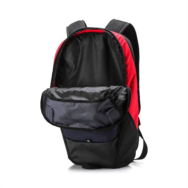 PUMA X Backpack, Peacoat-Puma Red-Puma Black, extralarge
