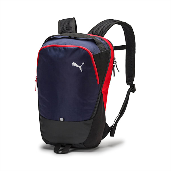 PUMA X Backpack, Peacoat-Puma Red-Puma Black, extralarge