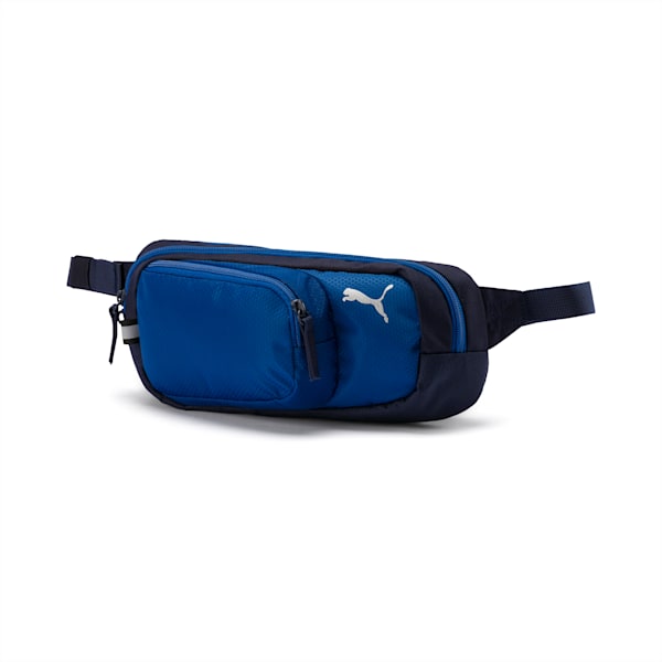 PUMA X Multi Waist Bag, Peacoat-Galaxy Blue, extralarge