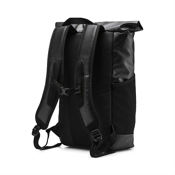 Energy Rolltop Backpack, Puma Black, extralarge