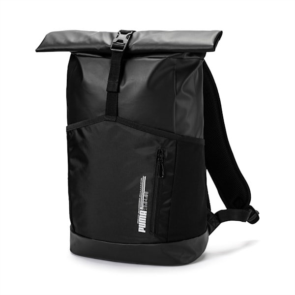 Energy Rolltop Backpack, Puma Black, extralarge