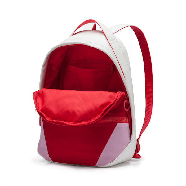 Prime Time Archive Backpack, Puma White-Hibiscus-Pale Pink, extralarge