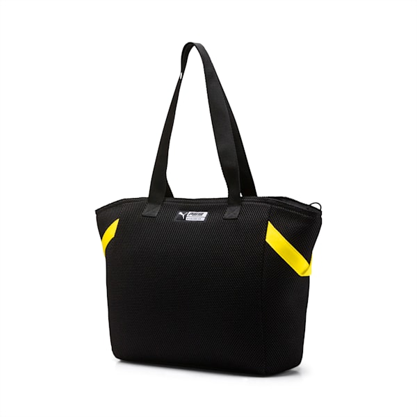 Prime Street Large Shopper, Puma Black-Blazing Yellow, extralarge