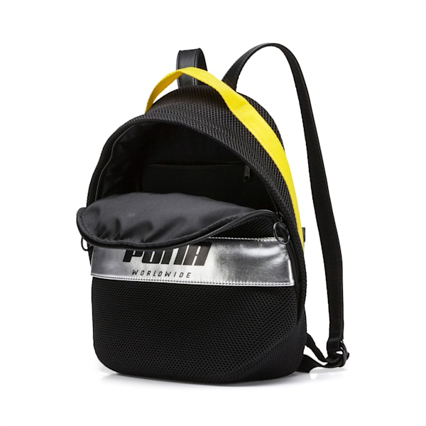 Prime Street Backpack, Puma Black-Blazing Yellow, extralarge