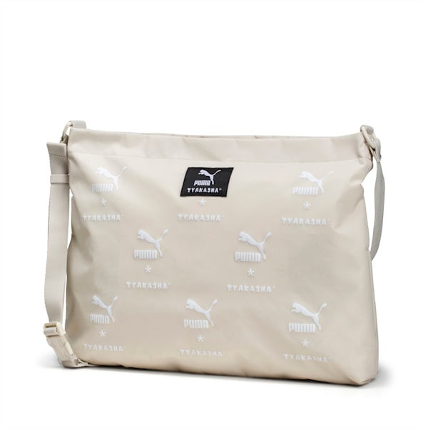 PUMA x TYAKASHA Shoulder Bag, Birch, extralarge