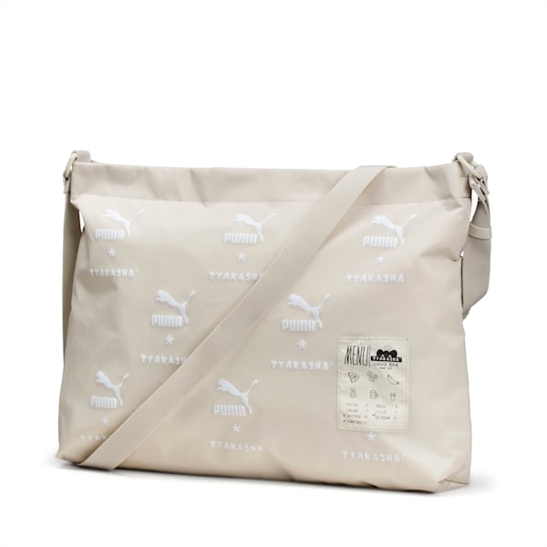 PUMA x TYAKASHA Shoulder Bag, Birch, extralarge