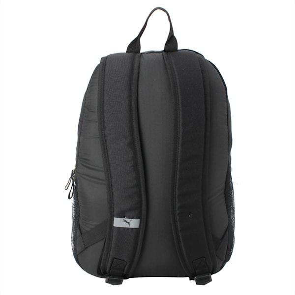 PUMA Cat Backpack IND, Puma Black-Gold, extralarge-IND