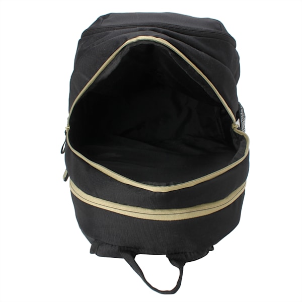 PUMA Cat Backpack IND, Puma Black-Gold, extralarge-IND