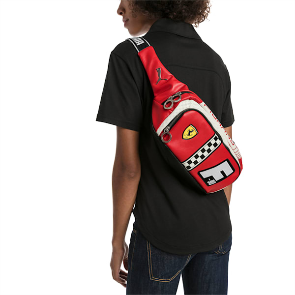 Scuderia Ferrari Fanwear Waist Bag, Rosso Corsa, extralarge