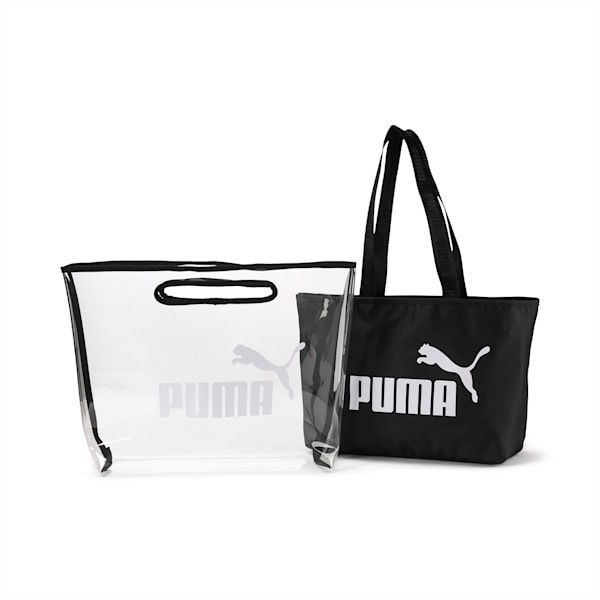 Core Twin Shopper, Puma Black, extralarge