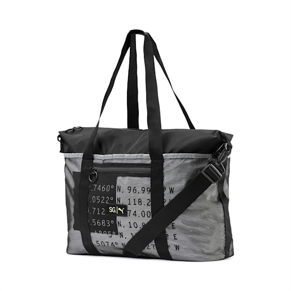 SG x PUMA Sport Duffel, Puma Black, extralarge