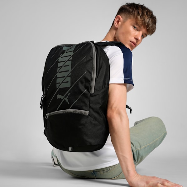 ftblPLAY Football Backpack, Puma Black-Asphalt, extralarge-IND