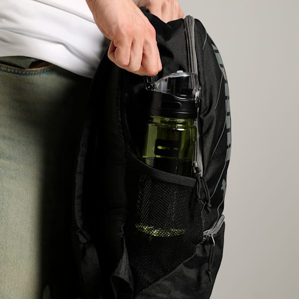 ftblPLAY Football Backpack, Puma Black-Asphalt, extralarge-IND