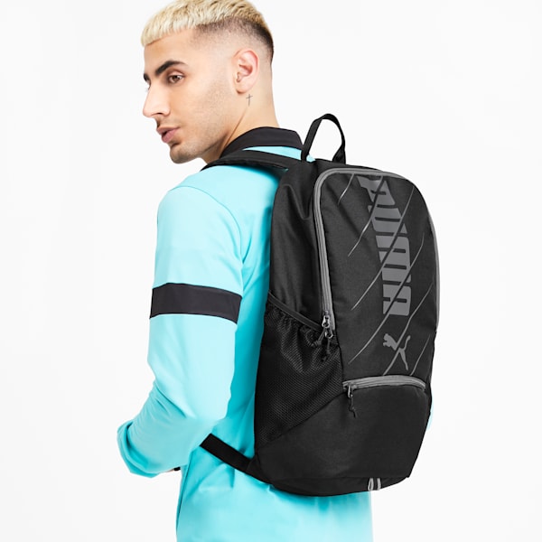 ftblPLAY Backpack, Puma Black-Asphalt, extralarge