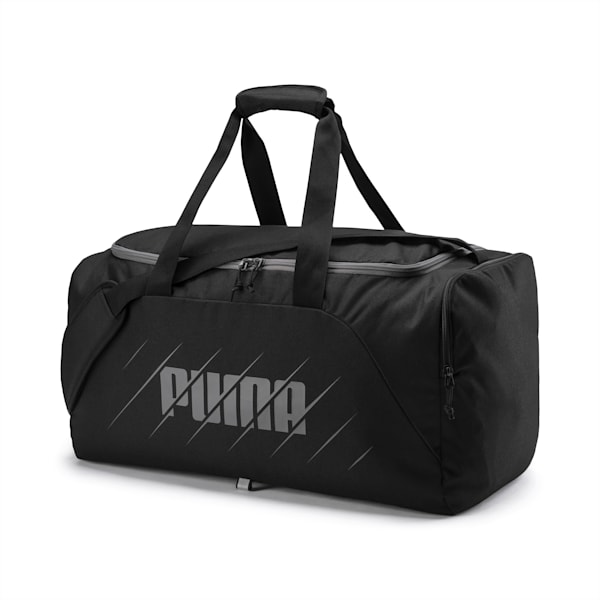 ftblPLAY Medium Gym Bag, Puma Black-Asphalt, extralarge