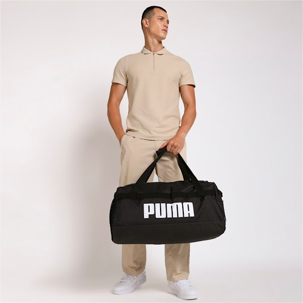 black puma duffel bag