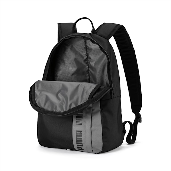 Puma unisex black & grey phase backpack best sale