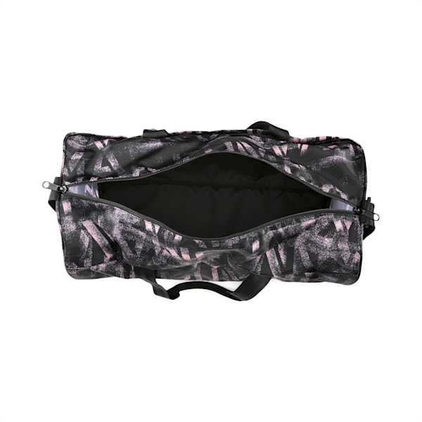 AT ESS Barrel Bag, Puma Black-Bridal Rose-AOP, extralarge