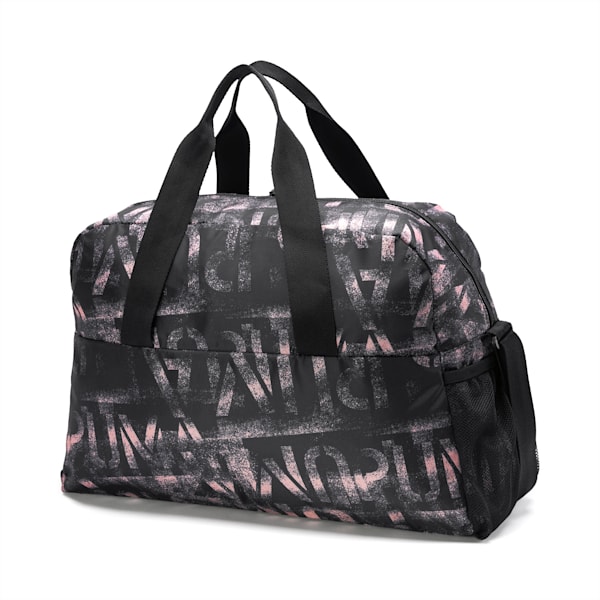 AT ESS Grip Bag, Puma Black-Bridal Rose-AOP, extralarge