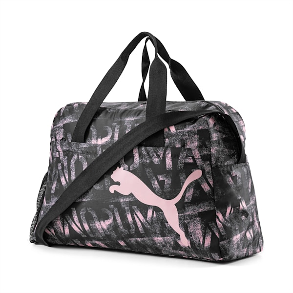 AT ESS Grip Bag, Puma Black-Bridal Rose-AOP, extralarge