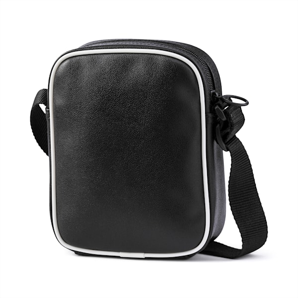 Campus Portable Retro Shoulder Bag, Puma Black, extralarge