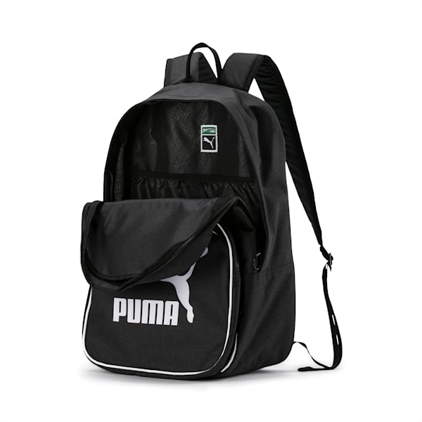 Originals Retro Woven Backpack, Puma Black, extralarge