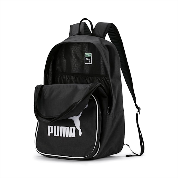 Mochila tejida Retro Originals, Puma Black, extralarge