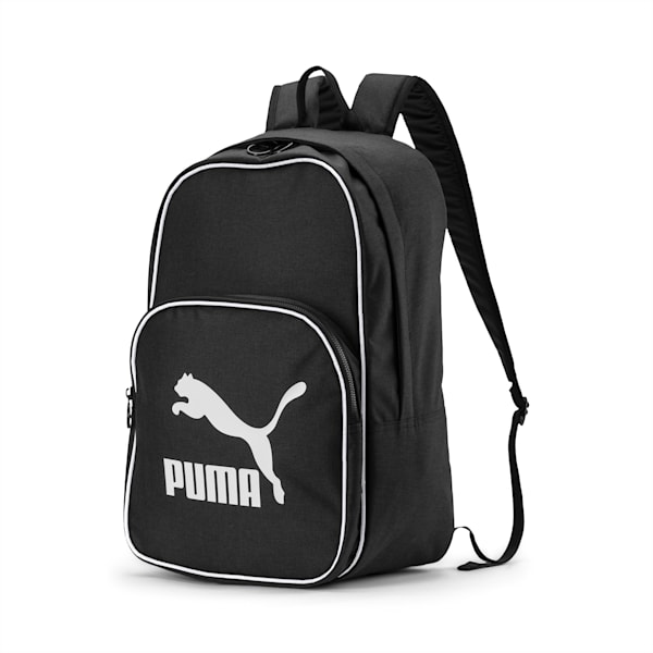 Mochila tejida Retro Originals, Puma Black, extralarge