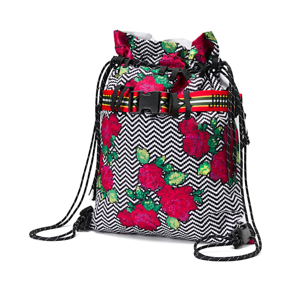 PUMA x JAHNKOY Backpack, Puma White-Multicoloured, extralarge