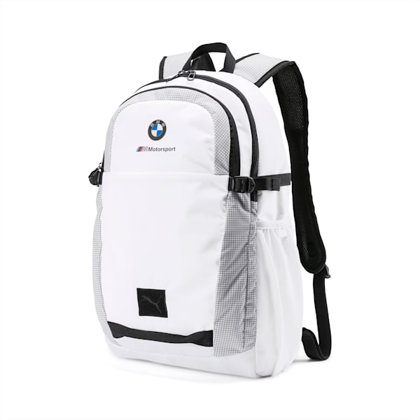BMW M Motorsport Backpack, Puma White, extralarge